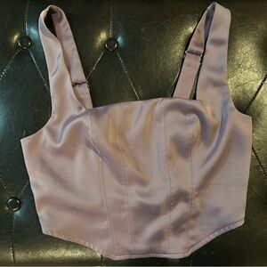 Wild Fable Purple Satin Top